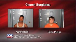 Two Men Arrested in Connection to Church Burglaries