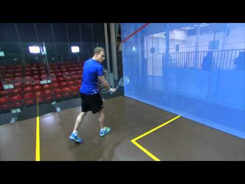 Nick Matthew Squash Coaching Tips Part 6 - The Backhand Drive