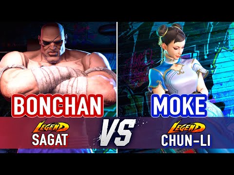 SF6 🤜 Bonchan (Sagat) vs Moke (Chun-Li) 🤛 Street Fighter 6 High Level Gameplay
