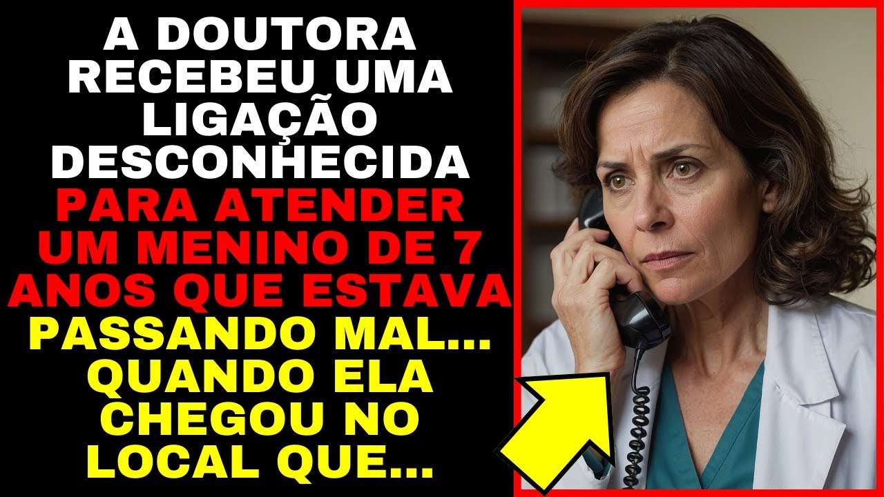 MÉDICA RECEBEU UMA LIGAÇÃO Para ATENDER Um MENINO DE 7 ANOS Doente... QUANDO Ela CHEGOU NO LOCAL...