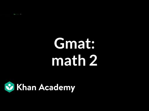 GMAT Math 2