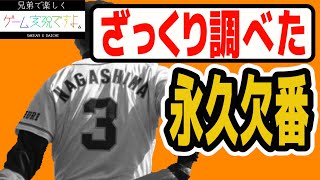 #01【ざっくり】永久欠番の始まりとか気になる永久欠番とか