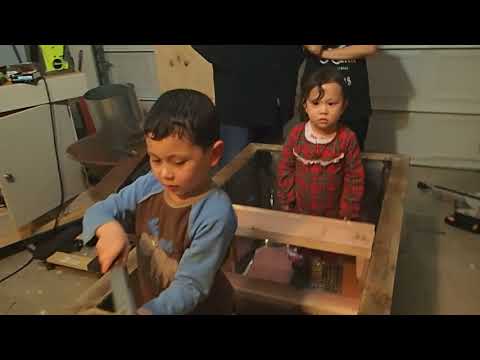 Presentation of  Donald Trump Quality Worm Bin  to Jason