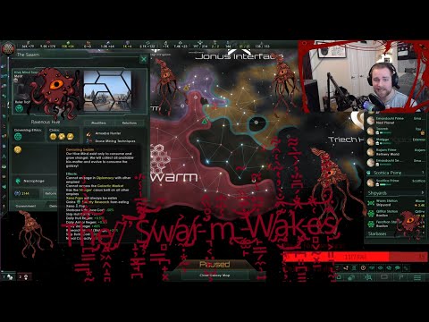 Necrophage Devouring Swarm - w̷̘̏̔a̸̹̓ͅk̸̩̗̑͋i̷̘̿n̸̺̰͛̅ğ̷̨͙͋ (part 2) Stellaris 3.2.2