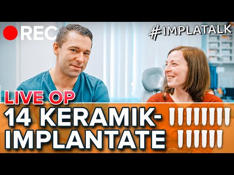 Schicksalsschlag mit 33 - Alle Zähne verloren! Ein neues Leben durch Keramikimplantate LIVE OP
