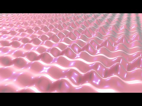 Abstract Dreamy Pink Fluid Field Waves 4K DJ Visuals Loop Background