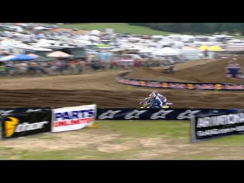 RedBud 450 Moto 1: Stewart and Grant Crash