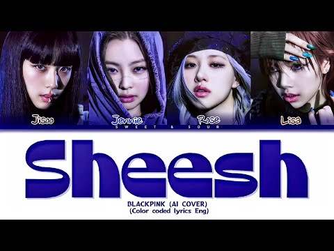 [AI COVER] BLACKPINK 'SHEESH' (Color Coded Lyrics) | Original by BABYMONSTER
