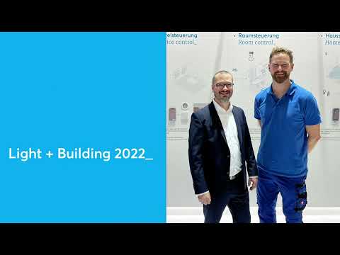 Willkommen auf der Light + Building 2022 - Busch-free@home® flex