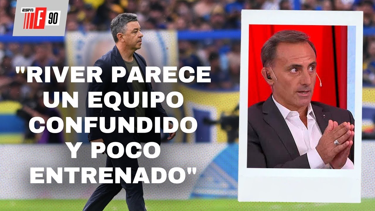 "EL CLÁSICO FUE UNA REITERACIÓN DE LO QUE VIENE SIENDO RIVER", EL ANÁLISIS DE DIEGO LATORRE EN F90