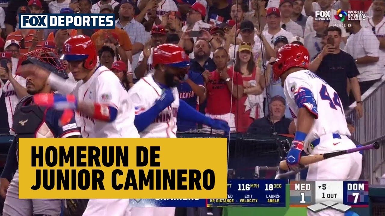 🤩💥HOMERUN DE Junior Caminero | Países Bajos 1-7 República Dominicana | World Baseball Classic 2026