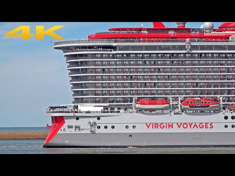 Thumbnail for 🚢 BEAUTIFUL SCARLET LADY ARRIVES AT THE PORT OF IJMUIDEN/AMSTERDAM - 4K SHIPSPOTTING SEPTEMBER 2025