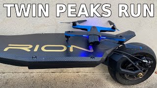 RION x SKYDIO 2 | Electric Scooter Ride With Autonomous Drone Footage