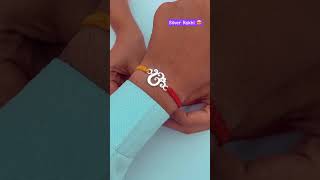 Silver 🕉️ Rakhi Stock 😍 , with 70% discount #shorts #rakshabandhan