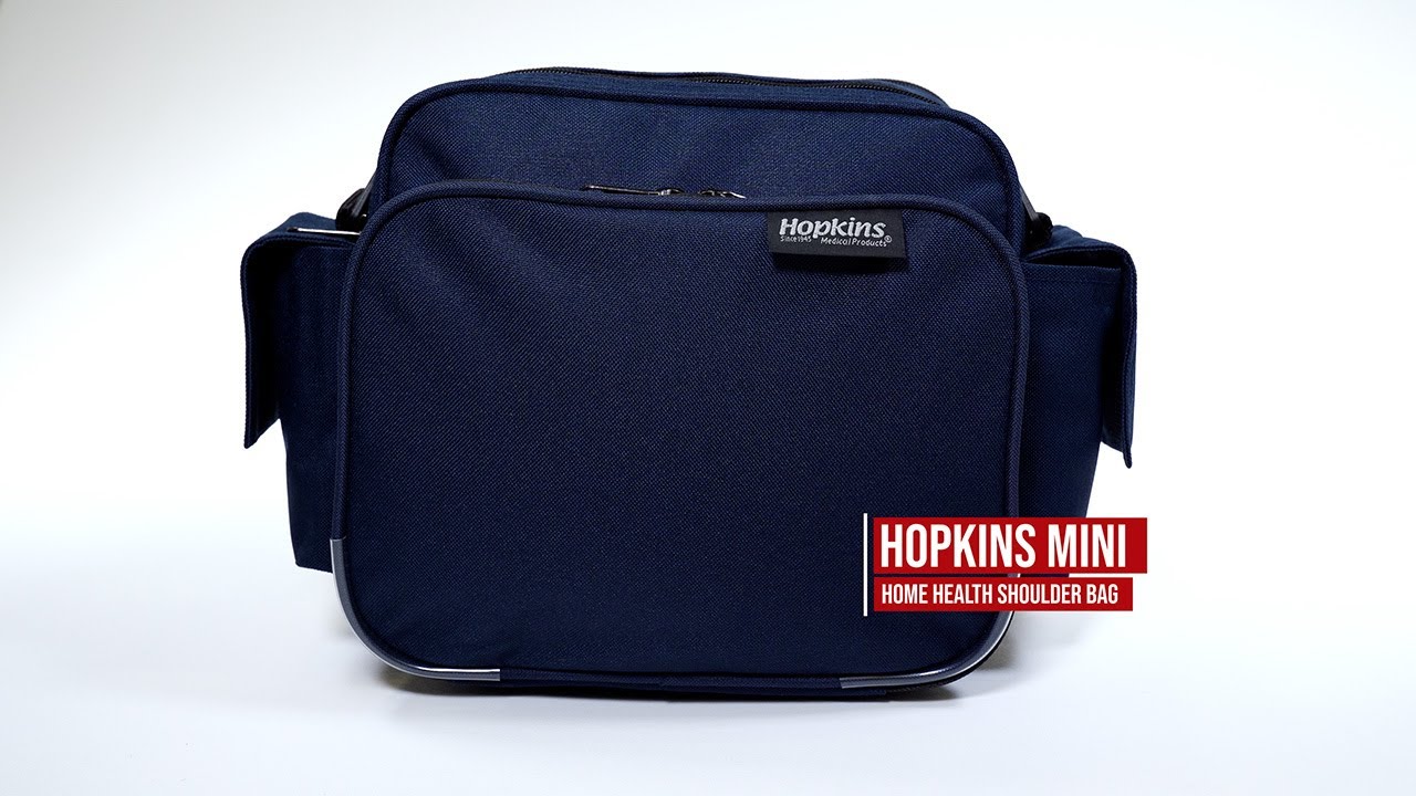  Hopkins Medical Products Padded Home Health Care Shoulder Bag,  12.5 inches x 5 inches x 9.5 inches : Health & Household