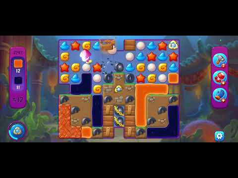 Fishdom gameplay level 2747 fail