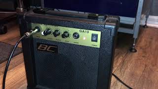 Video thumbnail for BC GA10 Amplifier for (Harmonica) Blues Setting + Key of A Harp by Dwayne Martin Harmonica Player