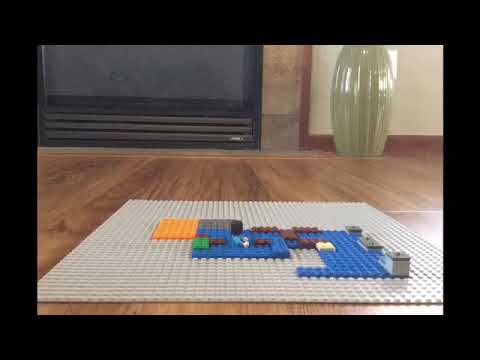 Lego Minecraft the skeleton attack stop motion by carter