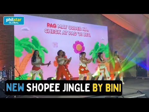 PPop nation's girl group BINI performs Shopee’s newest jingle ahead of the brand’s 6.6 campaign