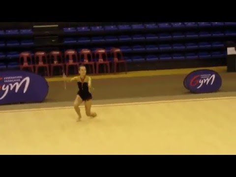 Amélie Bruckmann  massues championnats de France Besançon 2016