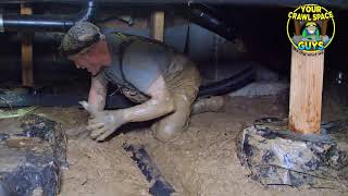 Your Crawl Space Guys Fixing a wet Crawl Space in Portland Oregon