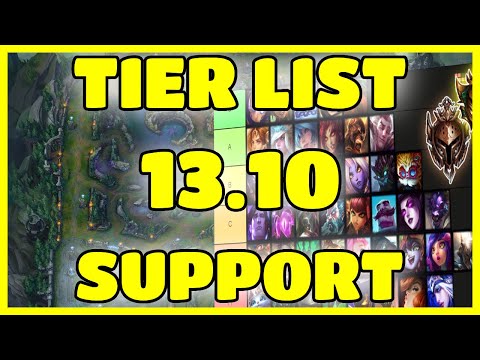 HUGE PATCH 13.10 SUPPORT TIER LIST (Low Elo/Mid elo/High Elo) - League of Legends Season 13