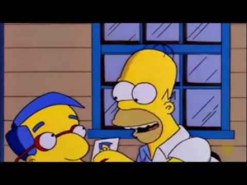 defiéndete cuatro ojos 🤭😅🤣🤔😵‍💫🤓 Los Simpson