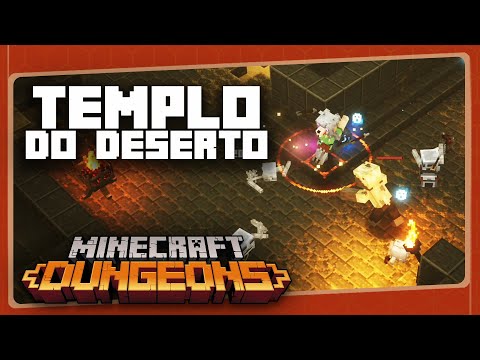 BRKsEDU -  MINECRAFT DUNGEONS #7 - Desert Temple |  Gameplay in Portuguese PT-BR with BRKsEDU
