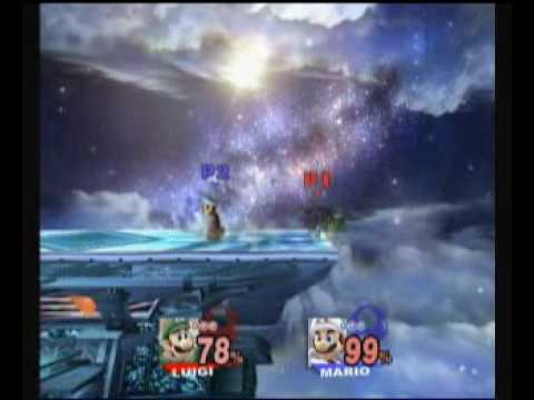SSBB: Luigi (Konga) vs. Mario (Negi)