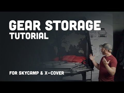 Storing Sleeping Gear Inside of a Roof Top Tent - iKamper Tutorial