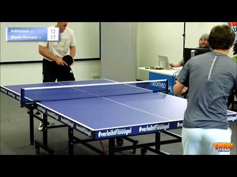 Adi spielt gegen Maelo Tischtennis ( Halbfinale ) 🏓