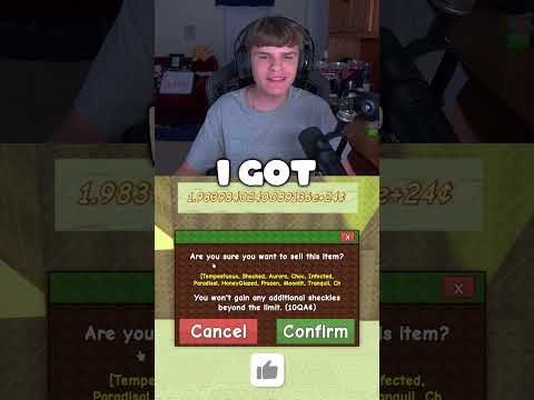 Grow a Garden Ruined Sheckles!  #growagarden #shorts #roblox