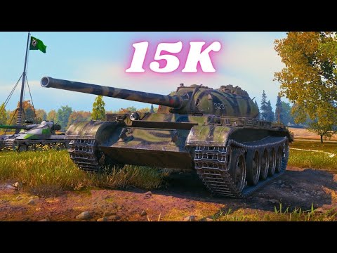 T-54 lightweight 15K Spot Damage World of Tanks   #wot #worldoftanks