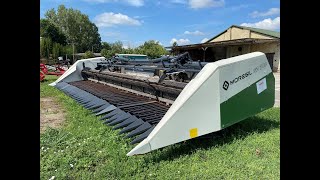 Moresil GB 700 sorfüggetlen, csukható napraforgó adapter John Deere kombájnra – újszerű állapotban