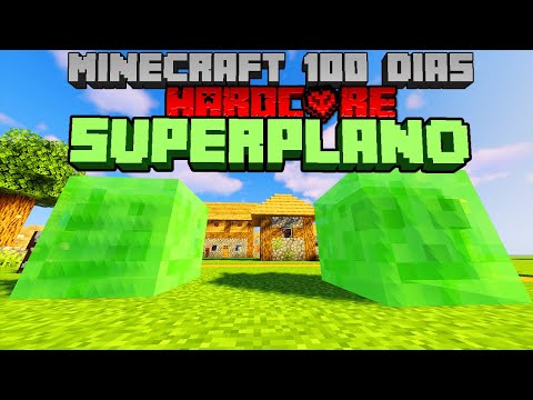 I SURVIVED 100 DAYS IN HARDCORE SUPERFLAT MINECRAFT