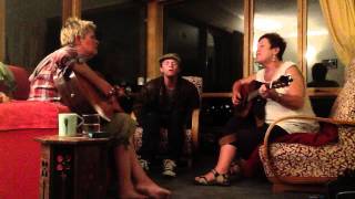 Blues Songs on a red guitar