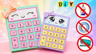 Easy Craft Ideas | How to make cute calculator mini notebook| DIY mini notepad| No glue paper craft