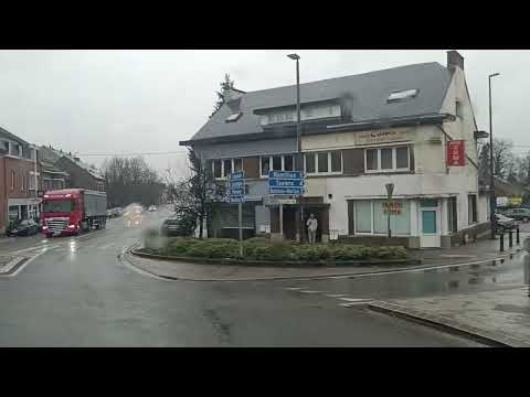 Road N91, Leuze, Éghezée, Commune in Belgium, 9:03 am, 11.03.2024 (Part1)
