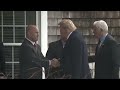 Trump attends the funeral of NYPD officer Jonathan Diller - Video