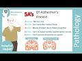 5As of Alzheimer's disease | USMLE mnemonic series