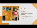 Union County Schools closed Friday and Monday for illness, Lenoir City Schools closed Friday