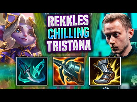 REKKLES CHILLING WITH TRISTANA! - KC Rekkles Plays Tristana ADC vs Jinx! | Season 2022