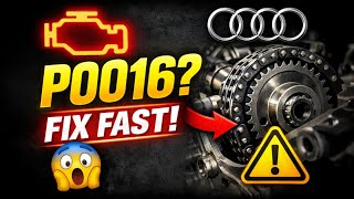 AUDI P0016 Code FIX FAST | Camshaft Crankshaft Timing Problem (DIY)