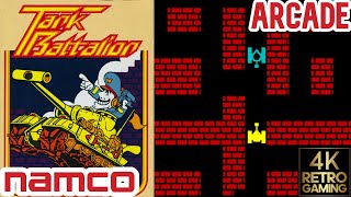 Tank Battalion Arcade ( Namco 1980 ) 4k Gameplay