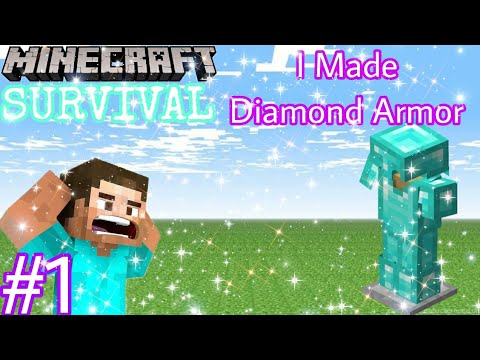 Diamond Armor in Minecraft Survival: Viral