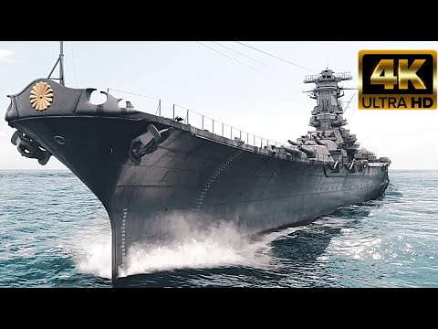 【4K】IJN Yamato #cinematic #history  #battleship