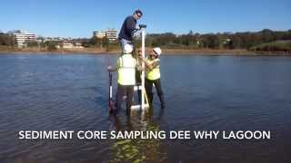 preview picture of video 'Sediment Core Sampling at Dee Why Lagoon'