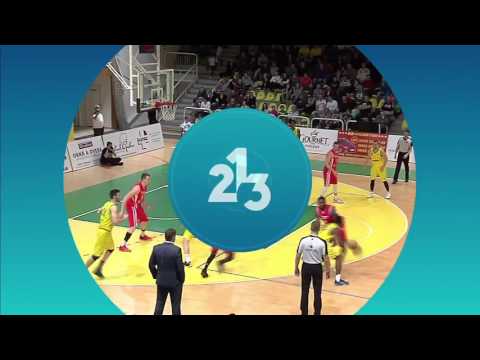 Alpe Adria cup quarter final BK Levice VS MBK Komarno(AAC champs) Josh Nofflet #24 Yellow jersey