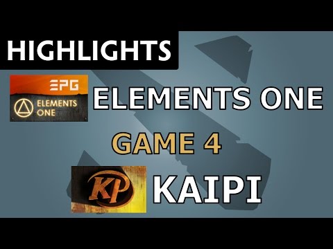 Elements One vs Kaipi [Game 4] World Cyber Arena 2016 S2 - Dota Highlights