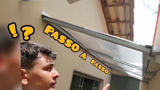 como fazer instalação do policarbonato